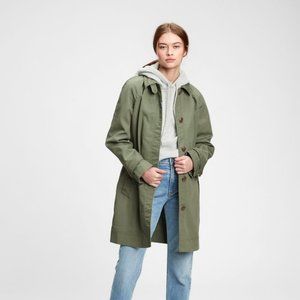 Gap Green Mac Coat